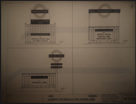 LONDON TRANSPORT EXECUTIVE STANDARD SIGNS DIRECTIVE 1955 sale